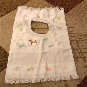 Wash cloth bib